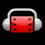 APPs: Dispositivo rectangular negro, en medio de unos cascos grises.