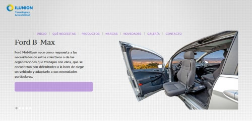 Web caradap, especializada en adaptar vehículos