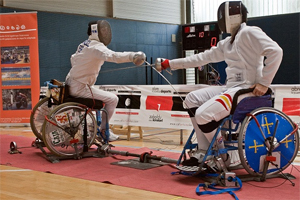 Entrenamientos de Esgrima en Silla de Ruedas