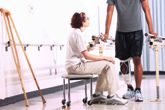 Sesión de rehabilitación para mejorar la psicomotricidad