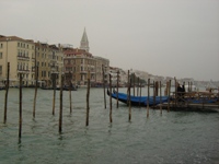 Paisaje de Venecia y sus gondolas (Copyright Discapnet. D. Labrador)