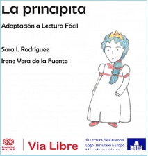 Portada del libro con la imagen de la Principita y el título