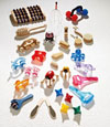 Equipo completo del Kit de Masaje Sensorial con todos los elementos de masaje, para discapacidad visual