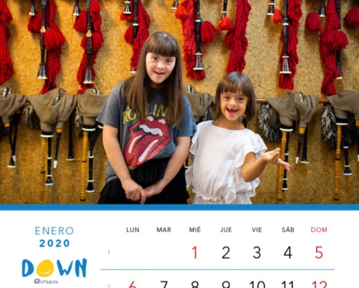 jóvenes con síndrome de down calendario down galicia enero