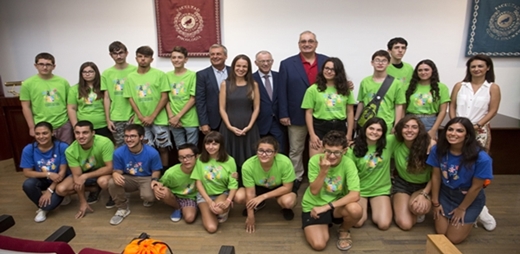 Imagen de los alumnos del Programa Campus Inclusivos en la Universidad de Málaga