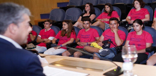 Imagen de los alumnos del Programa Campus Inclusivos, Campus sin Límites