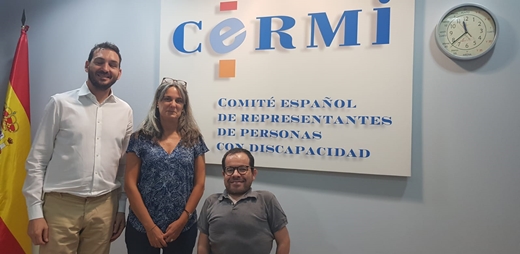 Imagen del CERMI junto al Consejo General de la Abogacía Española para reforzar la formación de la figura del abogado