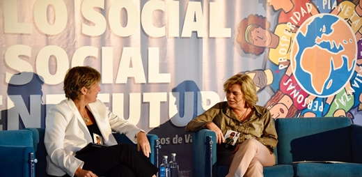 Fotografía de CERMI en la convención el futuro de lo social
