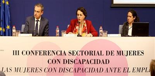 Los participantes de la III Conferencia Sectorial de Mujeres y Niñas con discapacidad