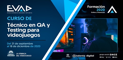 Cartel Curso digital QA y testing