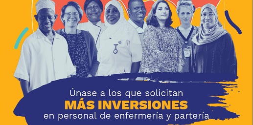 personal sanitario de diversos lugares del mundo: solicitan más inversiones para enfermería y partería, imagen OMS