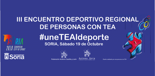 Cartel de III encuentro deportivo de personas con TEA