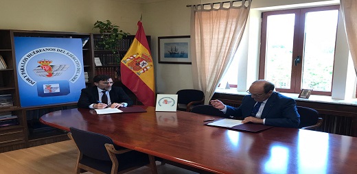 Firma del convenio compromiso inserción huérfanos con discapacidad