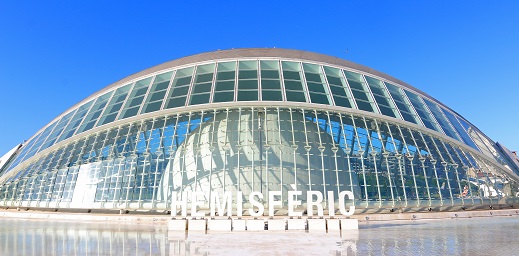 Vista del Hemisferic de Valencia de Pablo Casino para Visit Valencia