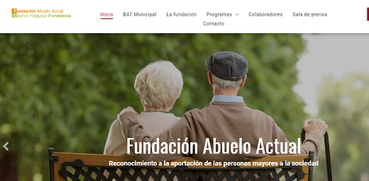 web de la Fundación Abuelo Actual