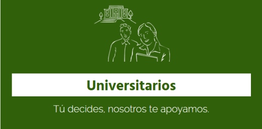 cartel give me five universitarios tu decides, nosotros te apoyamos