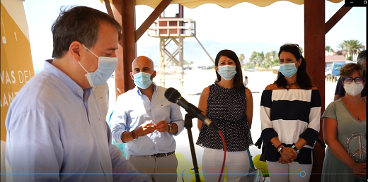 momento de la presentación de la guía de playas