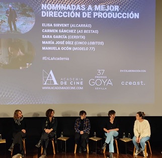 Otro momento de la presentación de las películas dirigidas por mujeres de los Premios Goya (Fuente: Academia de Cine)
