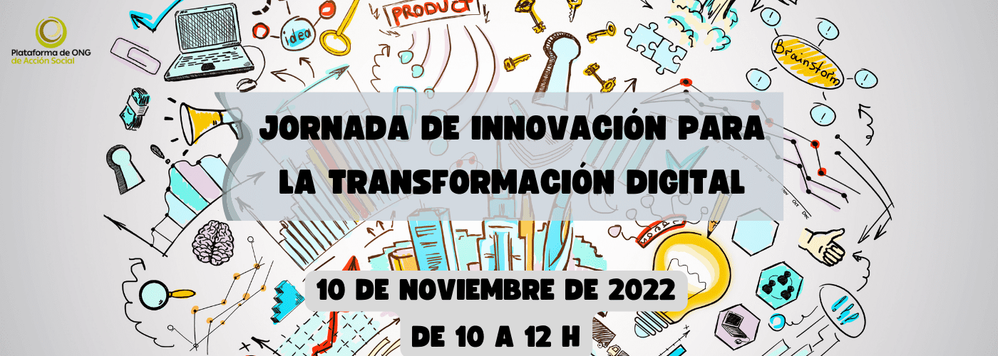 Cártel jornada de innovación para la transformación digital