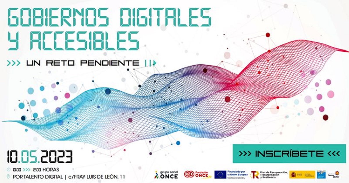 Banner de la Jornada: Gobiernos digitales y accesibles: un reto pendiente