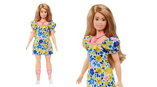 La Barbie con síndrome de Down de 'Fashionistas' (Fuente: Mattel)