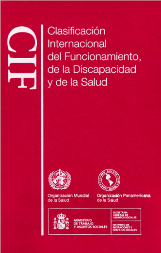 Portada del libro de la Clasificación de las discapacidades (CIF)