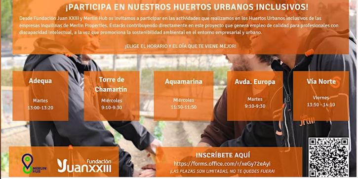 ´participación en huertos inclusivos