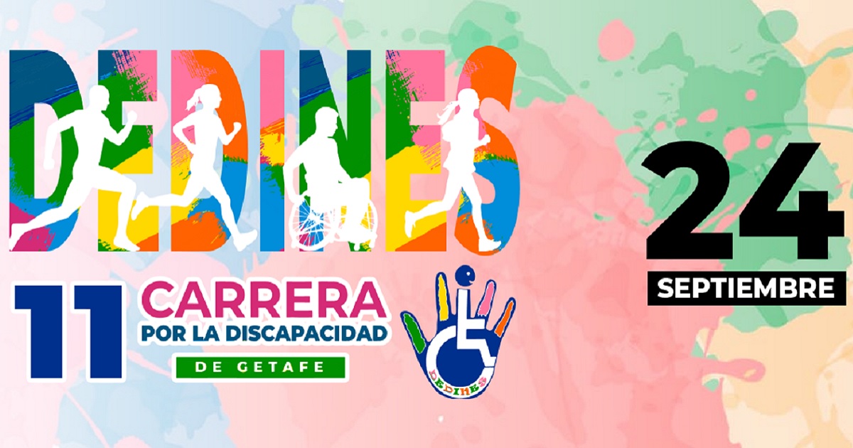 Banner de la XI Carrera Solidaria por la Discapacidad Dedines 2023