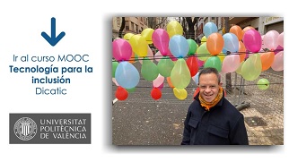 Banner del curso MOOC de accesibilidad digital universal de DicaTIC