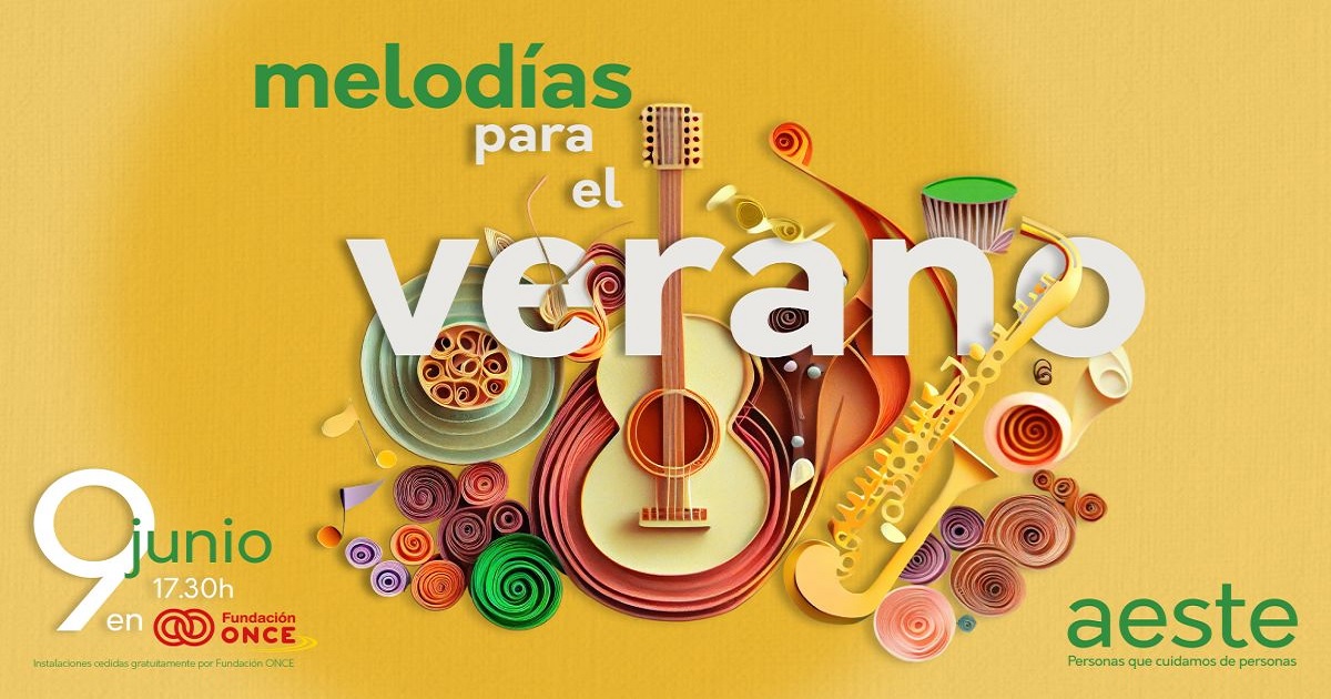 Banner del Concierto MELODÍAS PARA EL VERANO de Aeste