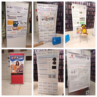 Algunos de los pósteres expuestos en el Congreso CNLSE de la Lengua de Signos Española 2022
