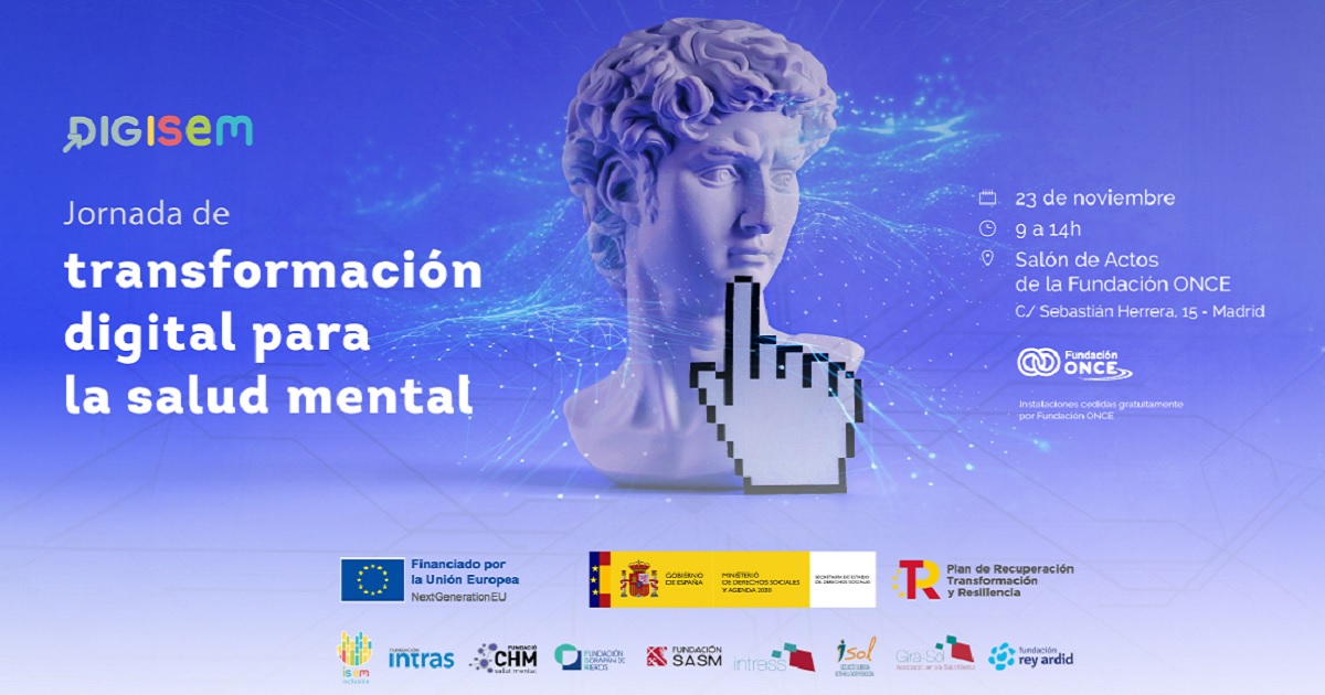 Banner de DIGISEM: Jornada de transformación digital para la salud mental