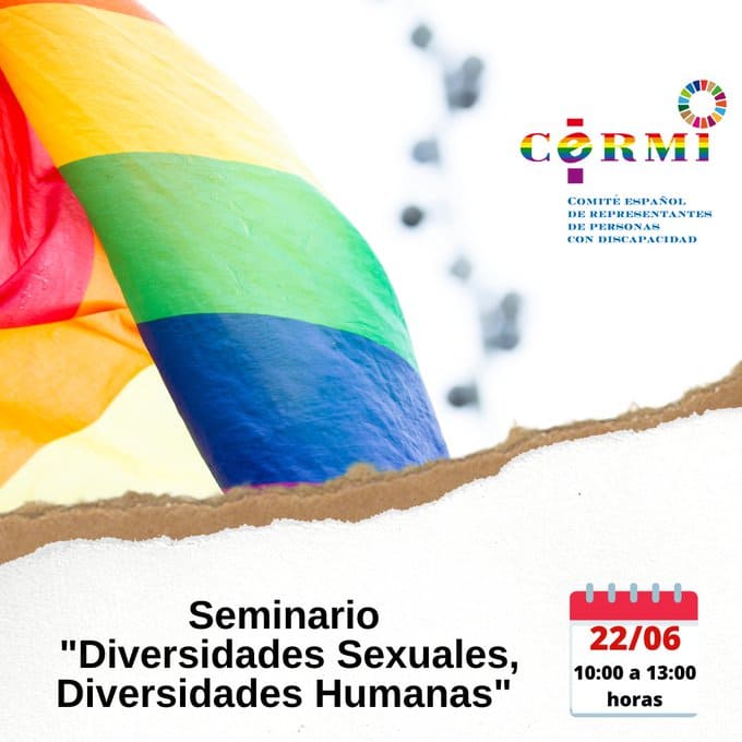 Cartel del seminario "Diversidades Sexuales, Diversidades Humanas"