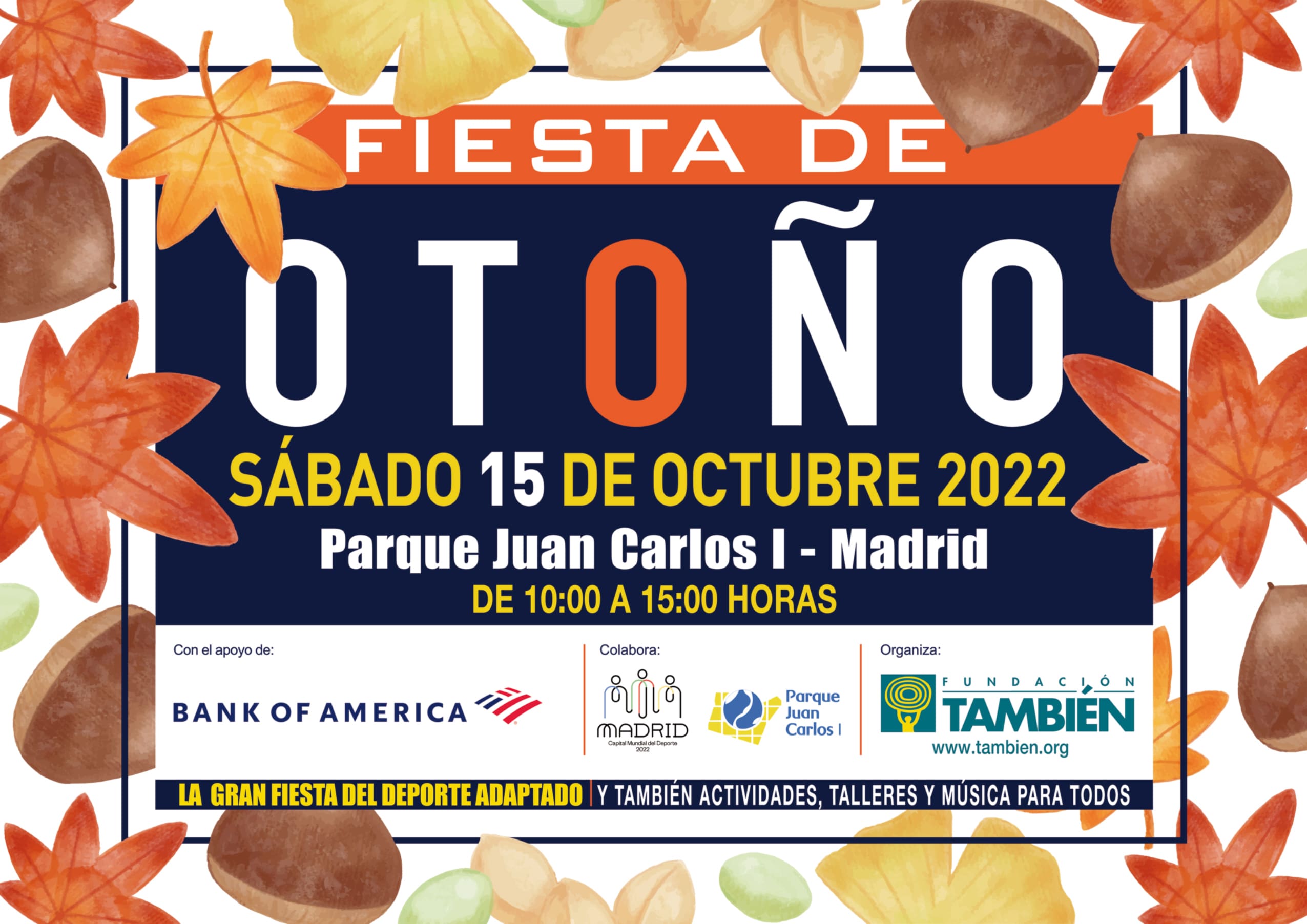 Cártel gran fiesta de Otoño