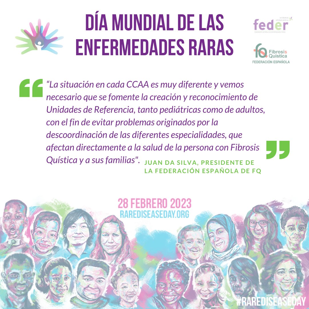 Cartel de la FEFQ por el Día Mundial de las Enfermedades Raras