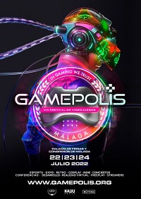 Cartel de Gamepolis 2022