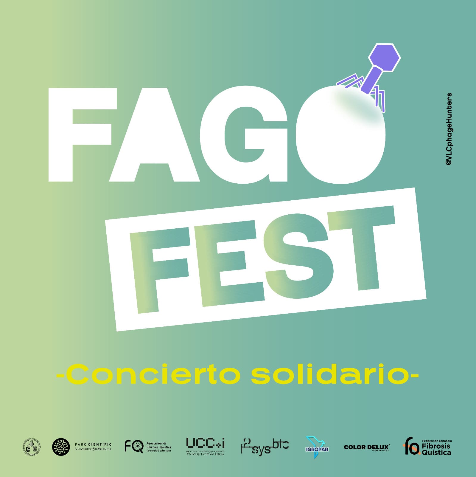 Logo festival Fago FEST por la fagoterapia