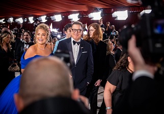 Brendan Fraser, a su llegada a la gala de los Oscar (Fuente: Academia de Hollywood)