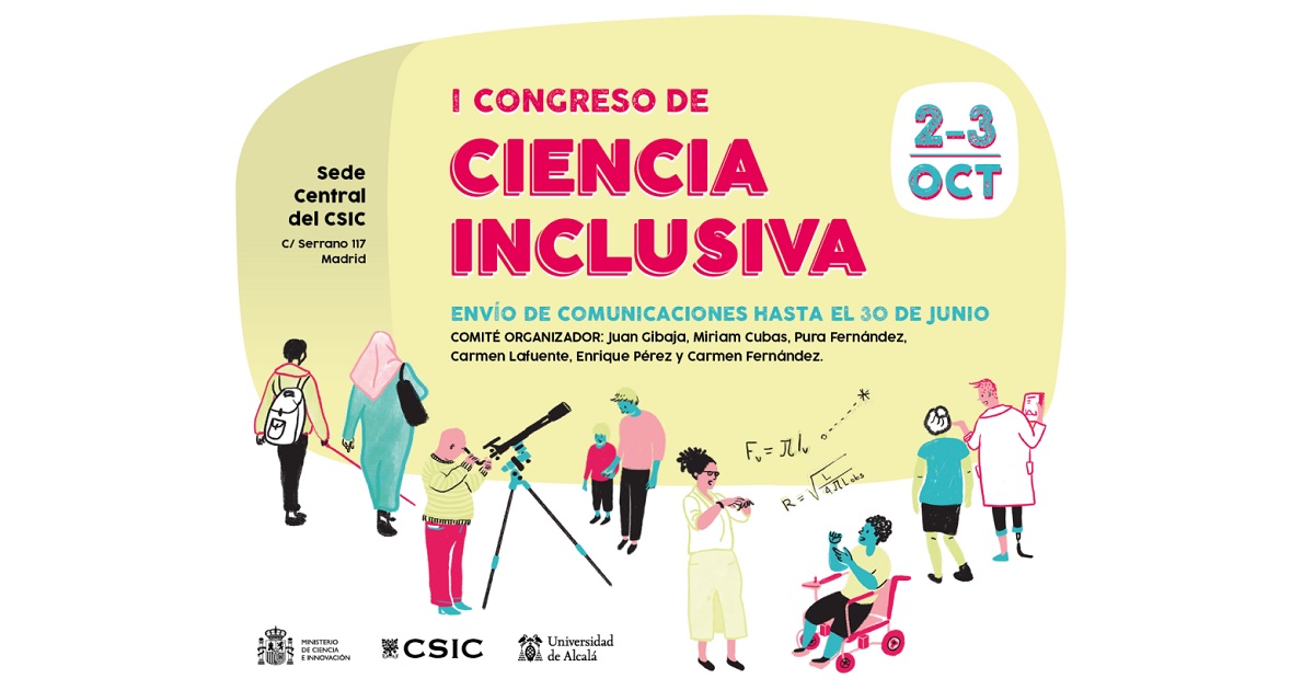 Banner del I Congreso de Ciencia Inclusiva