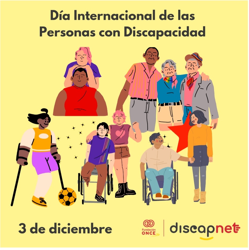 Cártel Día Internacional de las Personas con Discapacidad