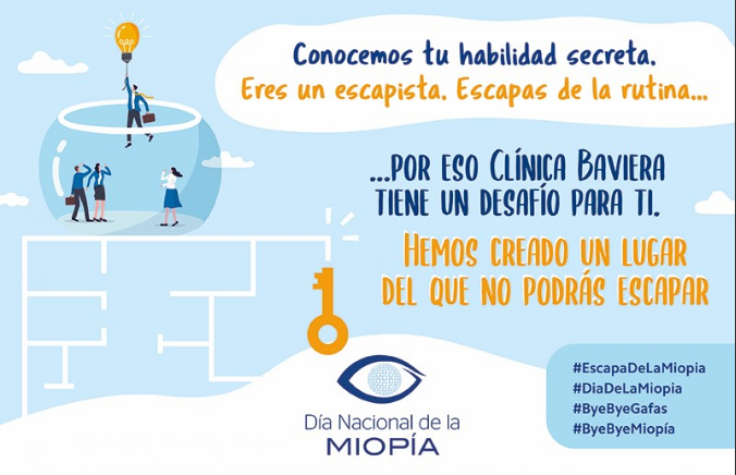 Cartel informativo Día Nacional de la Miopía