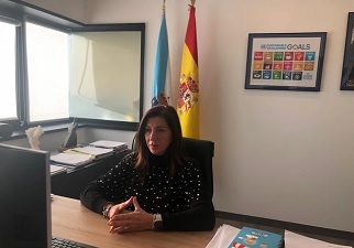 La directora general de Relaciones Laborales de la Xunta de Galicia, Elena Mancha