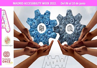 Banner de la IX edición Madrid Accessibility Week (MAW 2022)