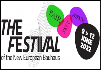 Banner del Primer Festival de la NEW EUROPEAN BAUHAUS