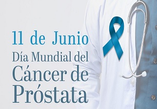 Banner del Día Mundial del Cáncer de Próstata, que se celebra el 11 de junio