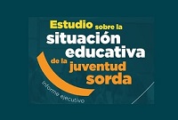 Banner del estudio sobre la situación educativa de la juventud sorda en España