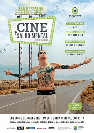Cartel del Ciclo de Cine y Salud Mental de Agifes