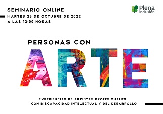 Banner del Seminario online PERSONAS CON ARTE