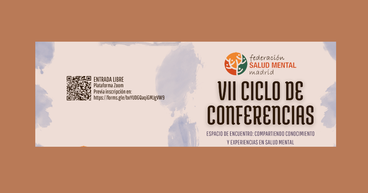 Cártel VII Ciclo de Conferencias de salud mental