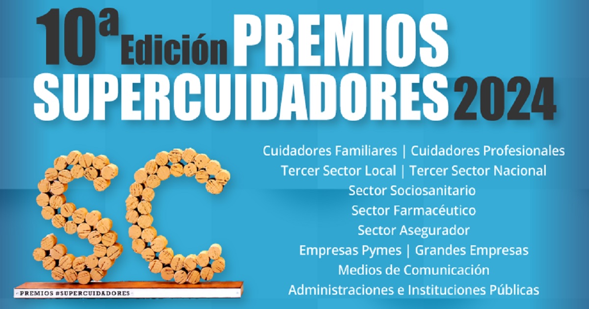 Banner oficial de la 10ª Edición de los Premios SUPERCUIDADORES